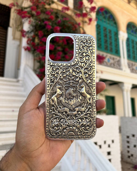 Parmar Edition Silver Mobile Case – Heritage-Inspired Luxury by Silverkaari