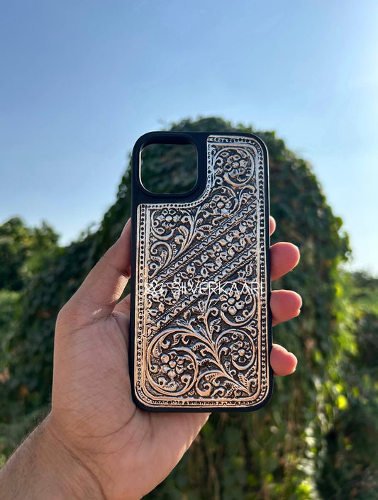 Classic Heritage: Pure Silver Phone Cover